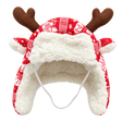 Christmas Reindeer Pet Hat for Cats & Small Dogs — isolated product on a transparent background