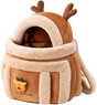 Reindeer Plush Pet Carrier — isolated product on a transparent background