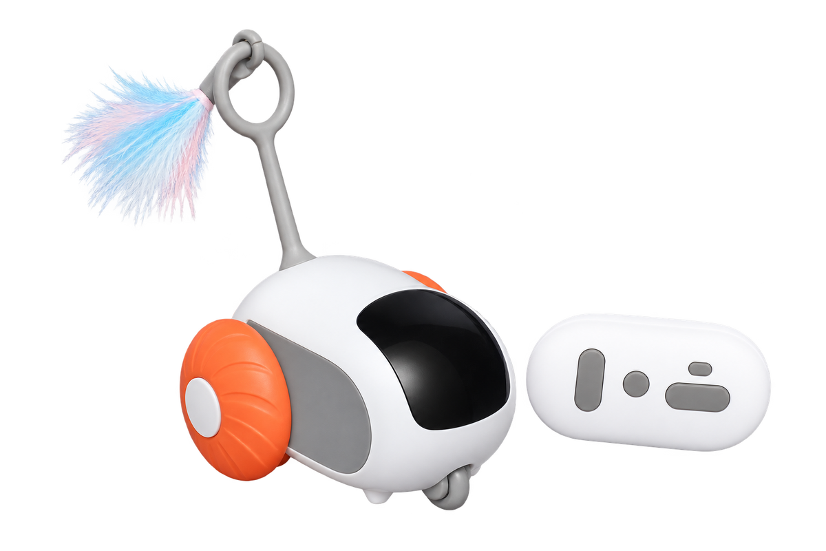 Remote-Control Cat Toy Car — isolated product on a transparent background