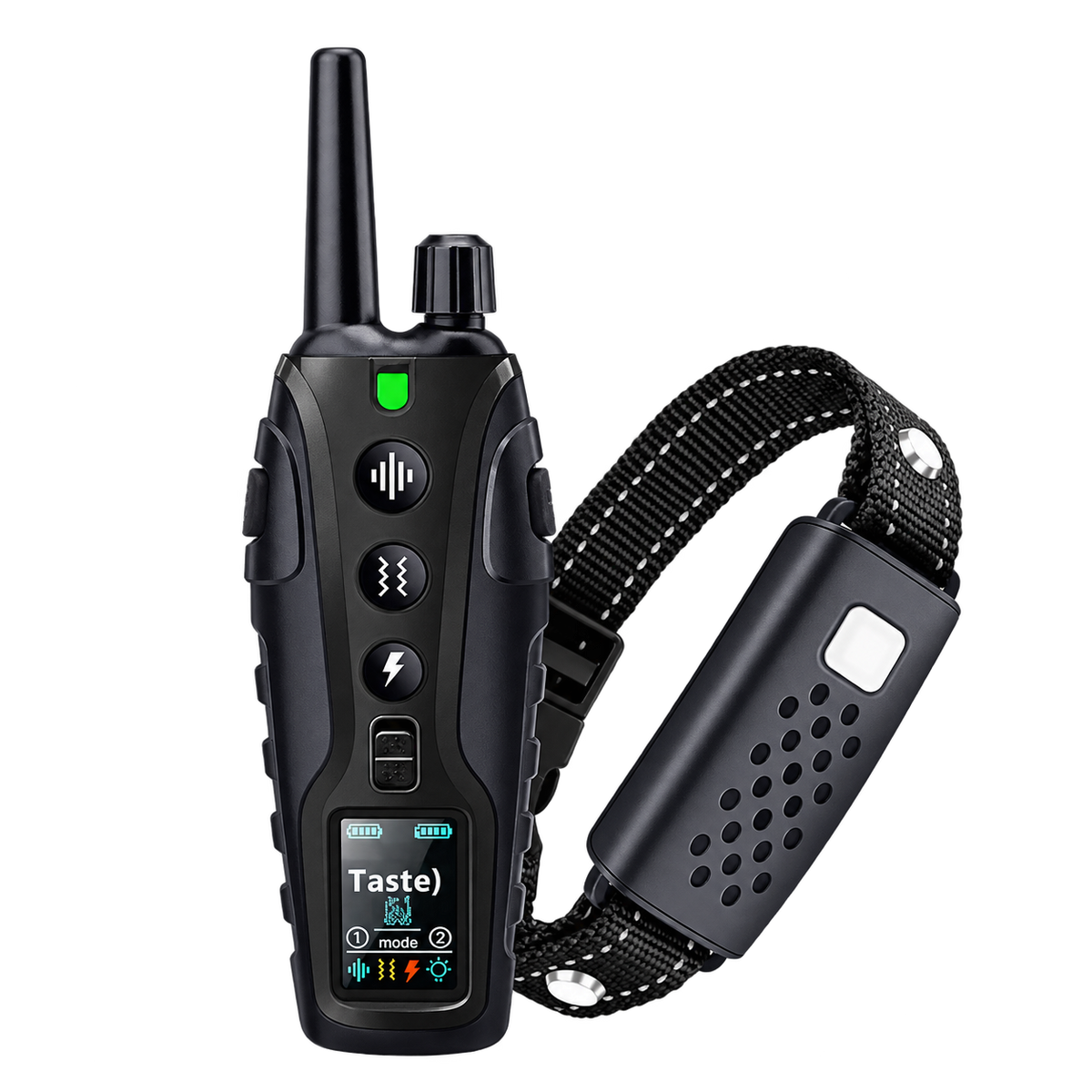 Remote Shock Training Collar — isolated product on a transparent background