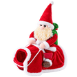 Santa Rider Dog Costume — isolated product on a transparent background