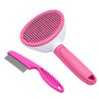 Self-Cleaning Deshedding Brush — isolated product on a transparent background