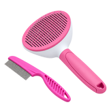 Self-Cleaning Deshedding Brush — isolated product on a transparent background
