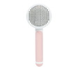 Self-Cleaning Pet Grooming Comb — isolated product on a transparent background