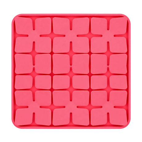 Silicone Slow-Feed Lick Mat — isolated product on a transparent background