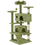 Sisal Cat Play Tower 54 Inch — isolated product on a transparent background