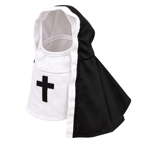 Small Dog Nun Costume — isolated product on a transparent background