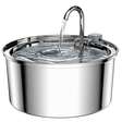 Stainless Steel Pet Fountain — isolated product on a transparent background