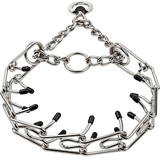 Stainless Steel Prong Collar — isolated product on a transparent background