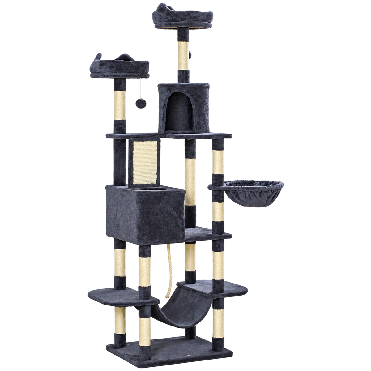Tall Cat Tower 81 Inch — isolated product on a transparent background