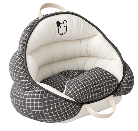 Teddy Plush Pet Car Mat — isolated product on a transparent background