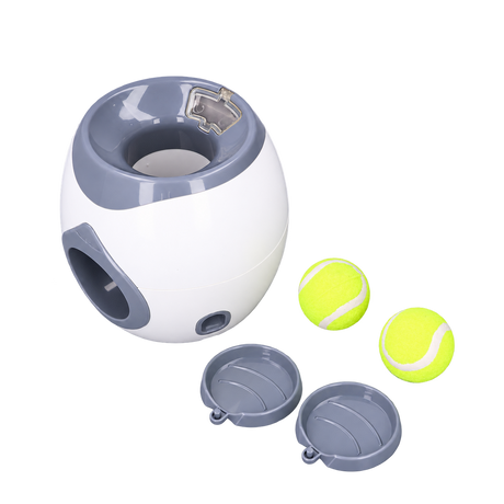 Tennis Ball Dog Treat Puzzle — isolated product on a transparent background