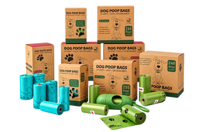Thick Dog Waste Bags — isolated product on a transparent background