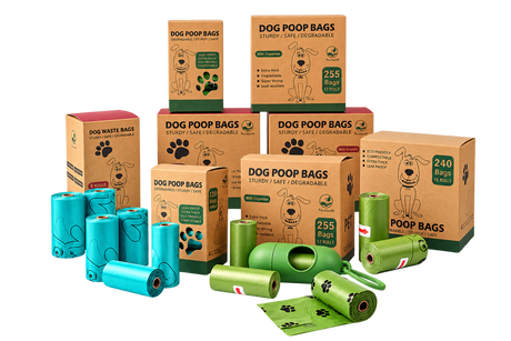 Thick Dog Waste Bags — isolated product on a transparent background