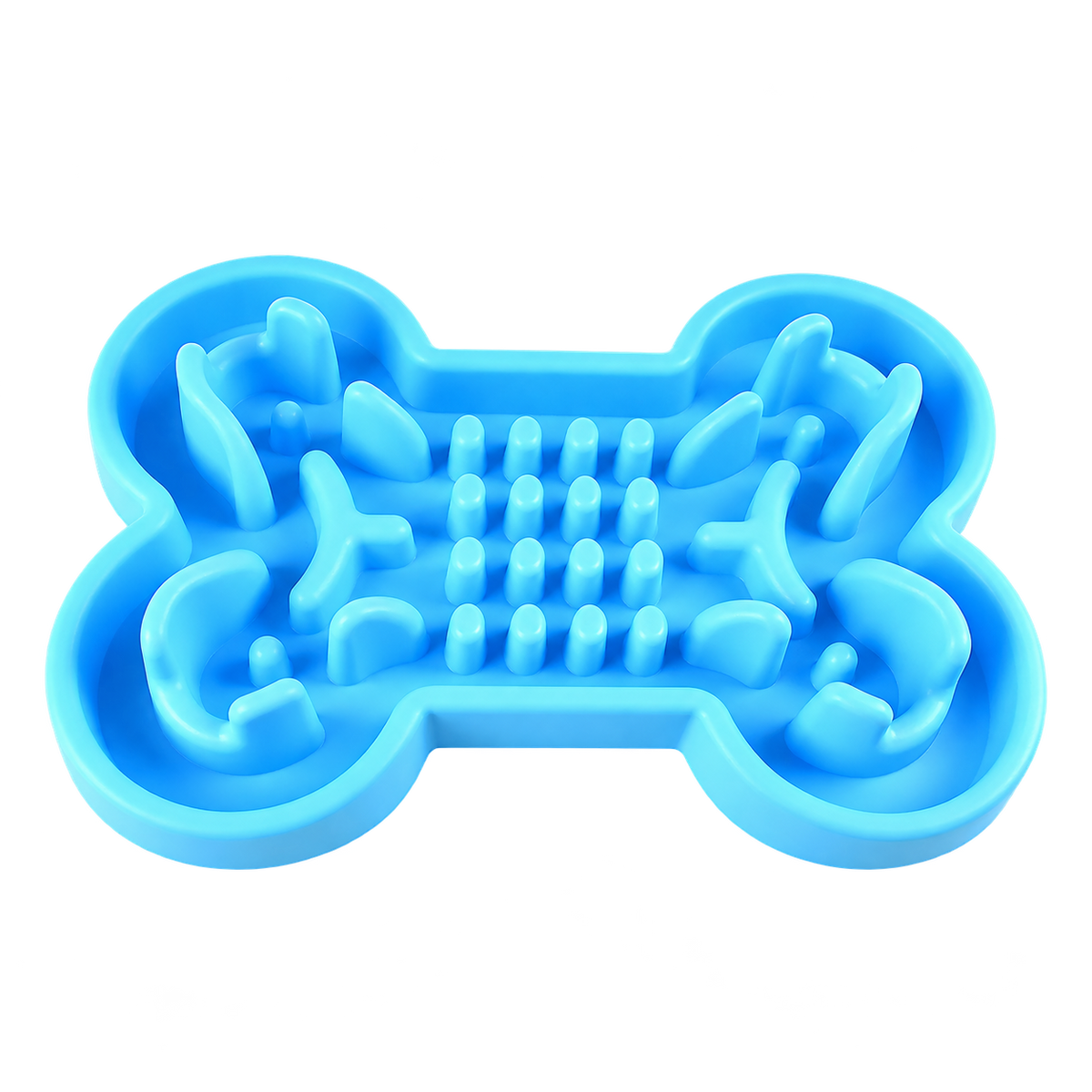 Travel Slow-Feed Dog Bowl — isolated product on a transparent background