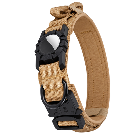 Waterproof AirTag Dog Collar — isolated product on a transparent background