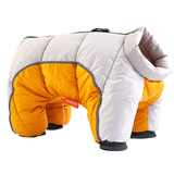 Winter Puffer Dog Jacket — isolated product on a transparent background