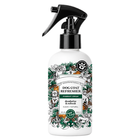 Woodland Dog Deodorising Spray — isolated product on a transparent background